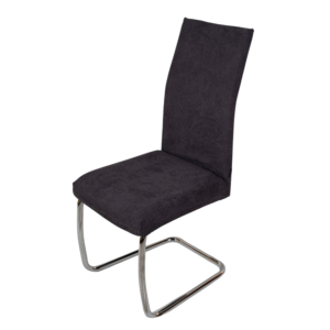 Pokrowiec na krzesło – Nowoczesny Grafit – Sztruks Tapicerski LUX