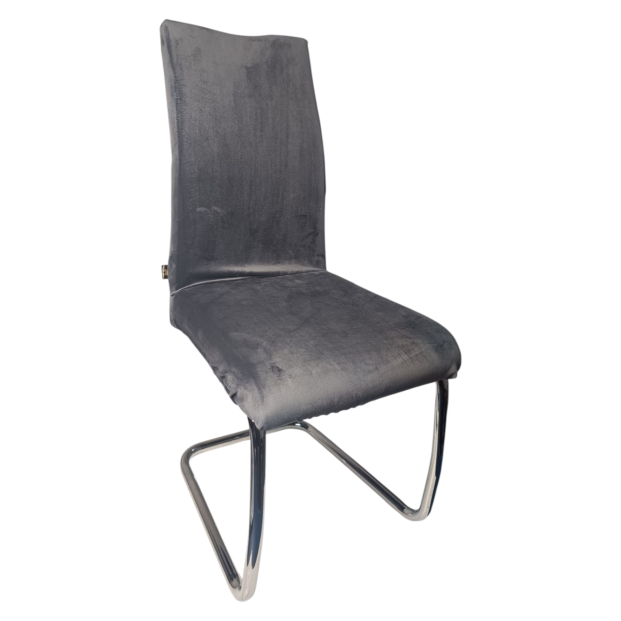 Pokrowiec na krzesło – VELVET SUPER SOFT – Grafitowy