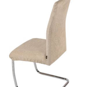 Pokrowiec na krzesło Platynowy Beż – Bawełniany Welur Tapicerski