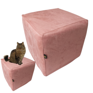 Pokrowiec na pufę ZAMSZ – sztywny, wytrzymały, szyty na wymiar