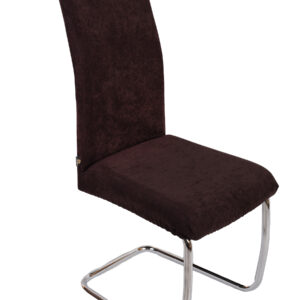 Pokrowiec na krzesło – Sztruks Tapicerski LUX Czekoladowy brąz