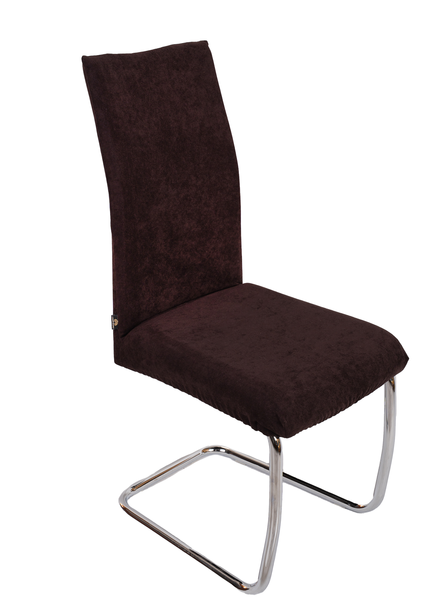 Pokrowiec na krzesło – Sztruks Tapicerski LUX Czekoladowy brąz